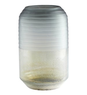 Alchemy Vase | Grey And Guilded Silver - Large