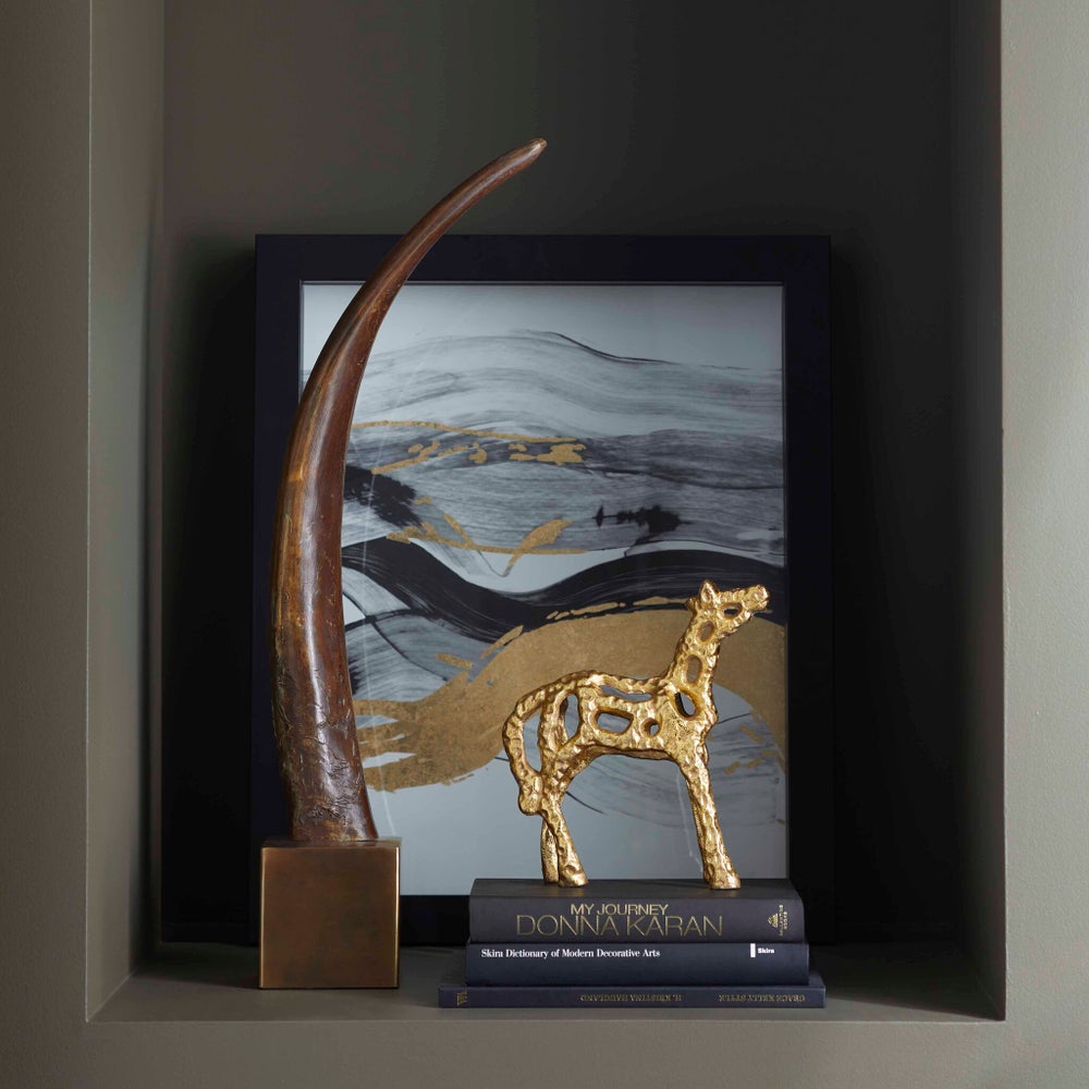 Eastern Claw Sculpture | Brown And Bronze