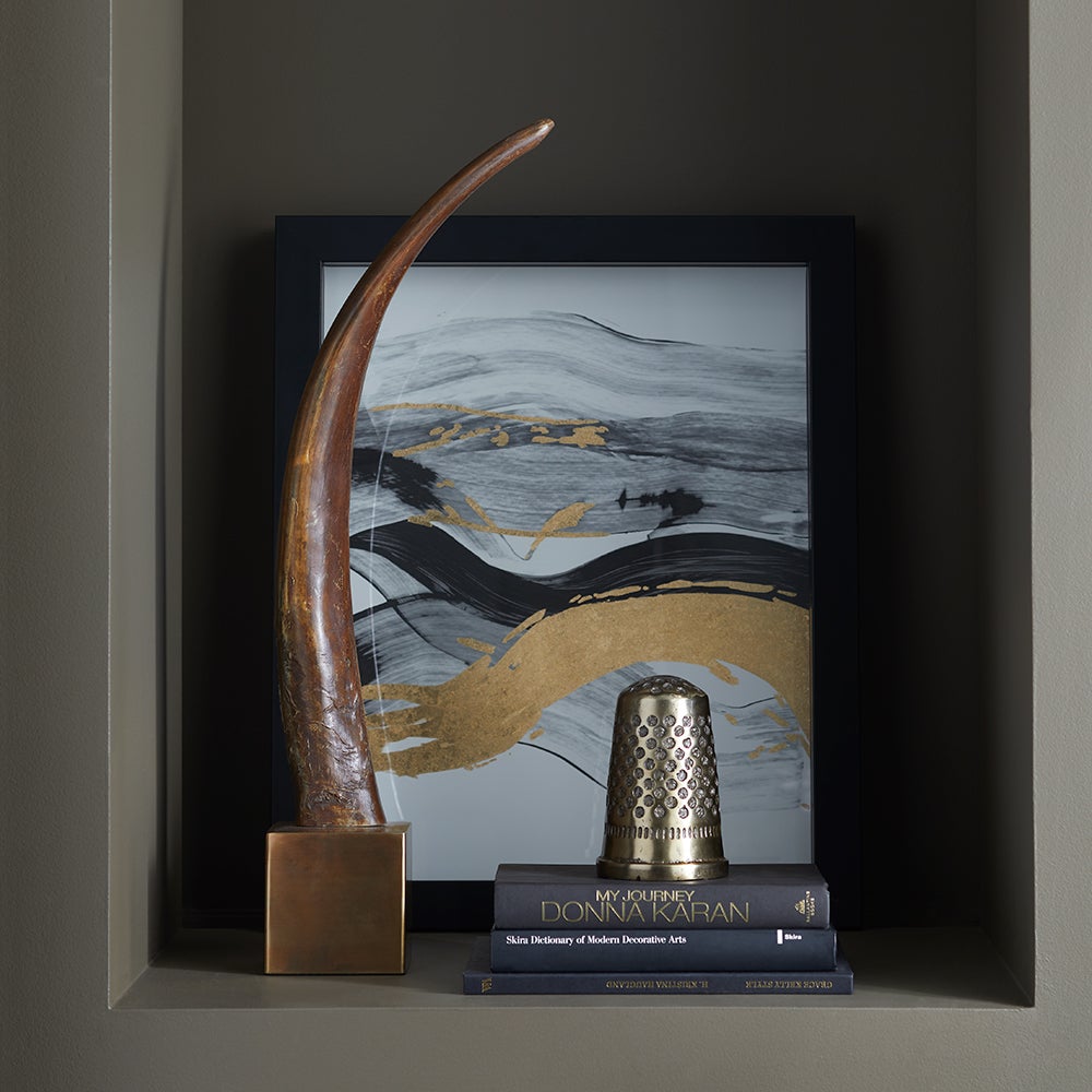 Eastern Claw Sculpture | Brown And Bronze