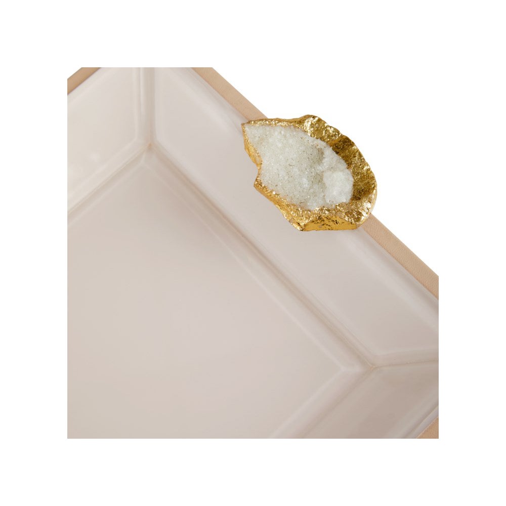 Nude Crystal Tray | Pink