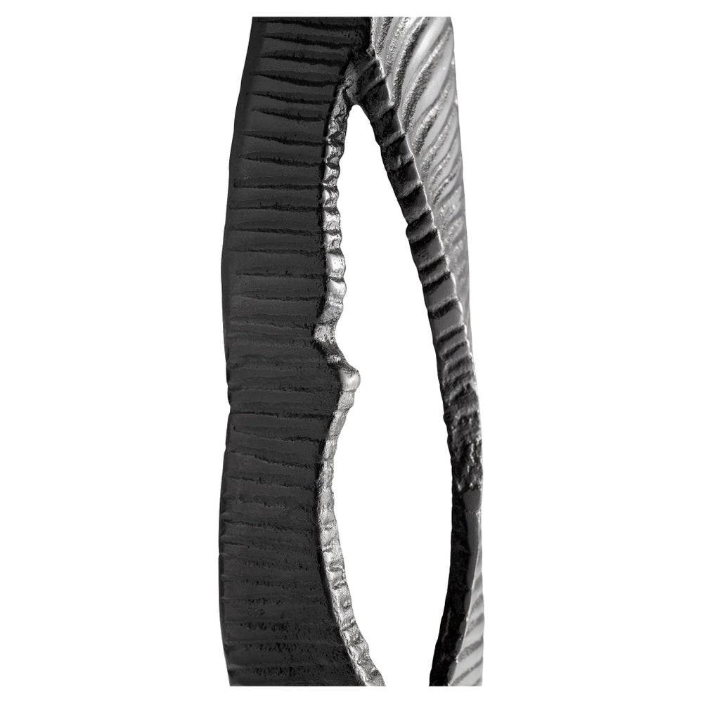Zara Tower Sculpture | Silver And Black