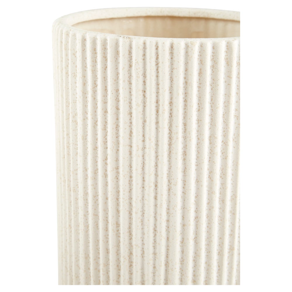 Harmonica Vase | White - Medium
