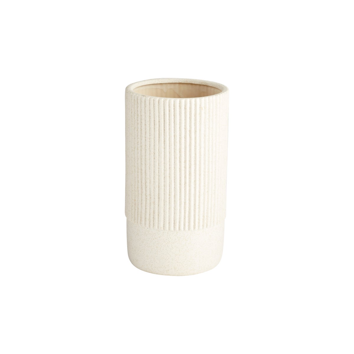 Harmonica Vase | White - Medium