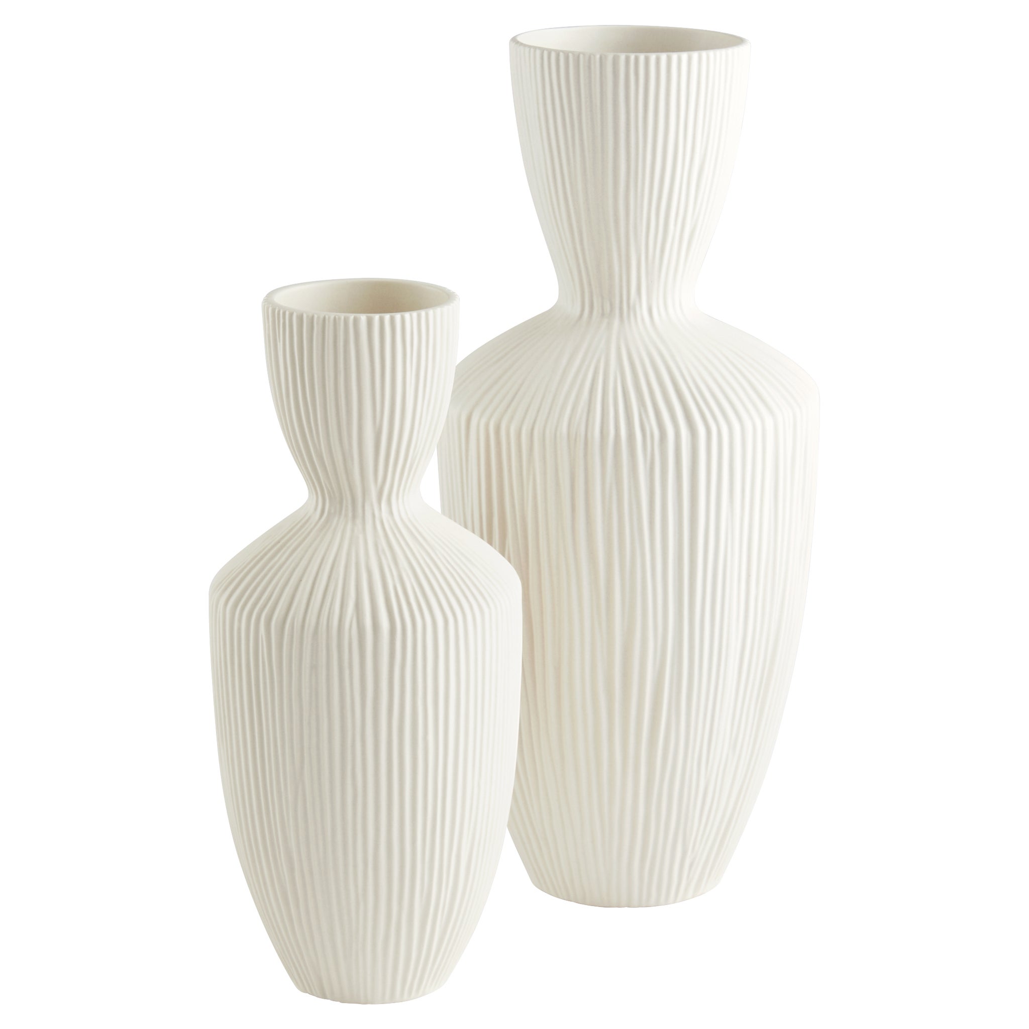 Bravo Vase | White - Large - vases & planters | cyan.design