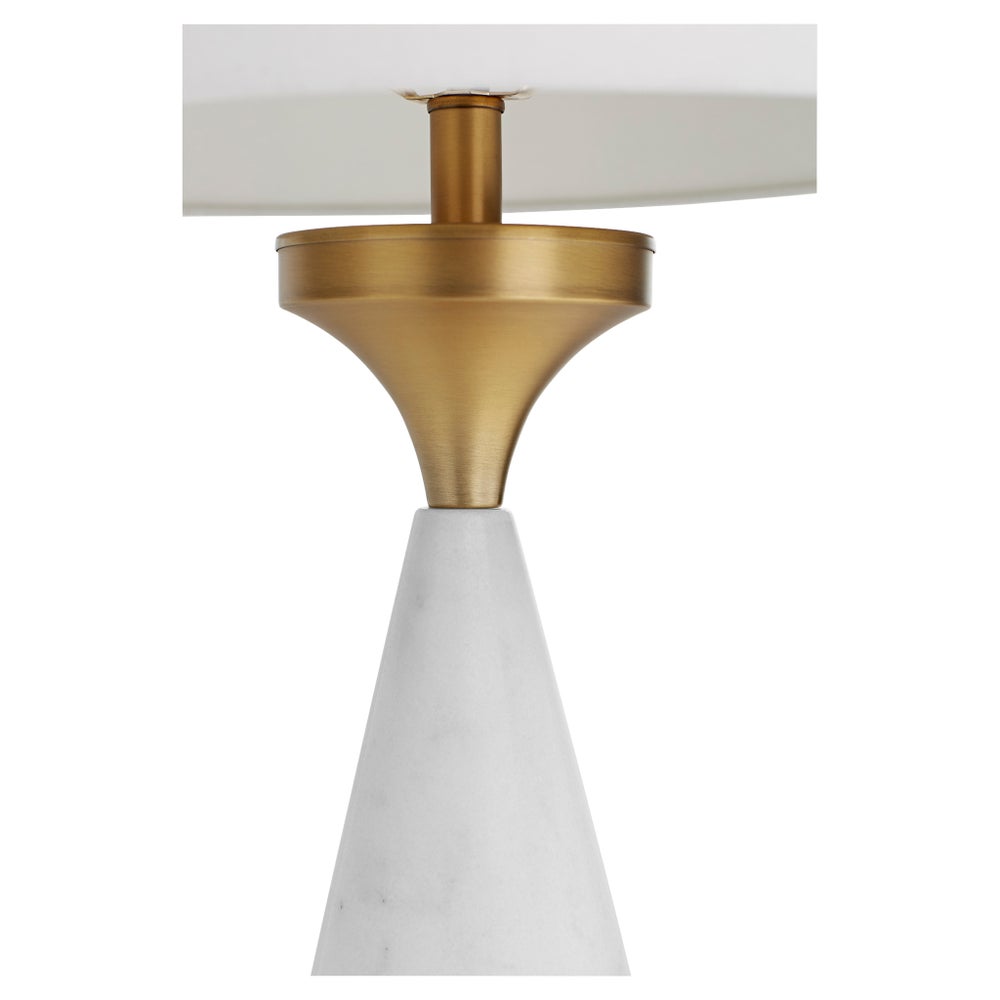Solid Snow Table Lamp Designed for Cyan Design by J. Kent Martin