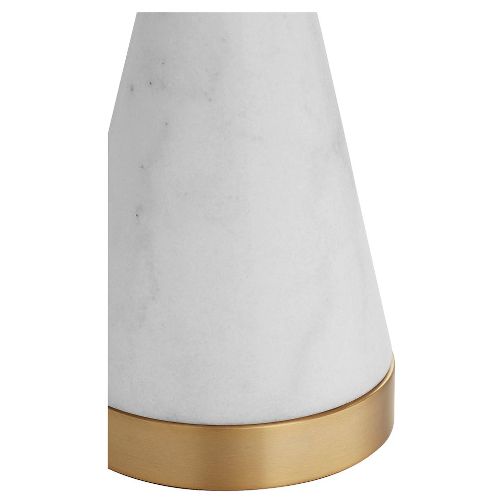 Solid Snow Table Lamp Designed for Cyan Design by J. Kent Martin