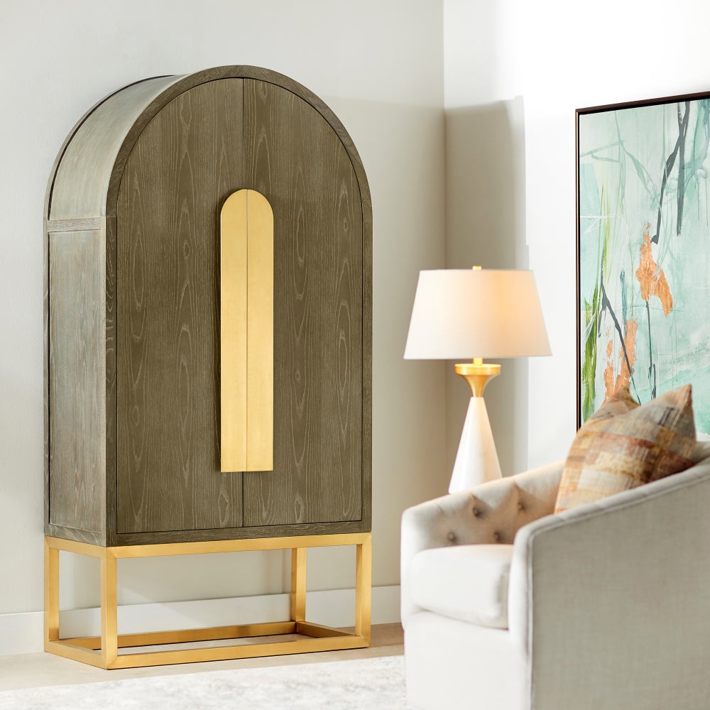 Solid Snow Table Lamp Designed for Cyan Design by J. Kent Martin