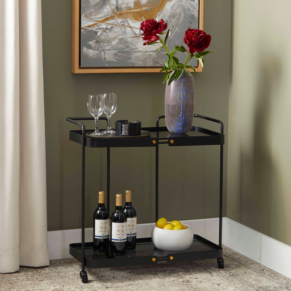 Bow Tie Bar Cart | Graphite