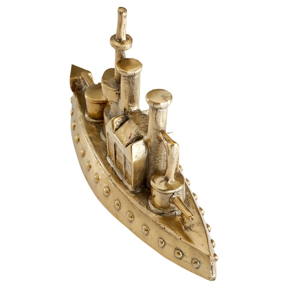 Boat Token | Aged Brass