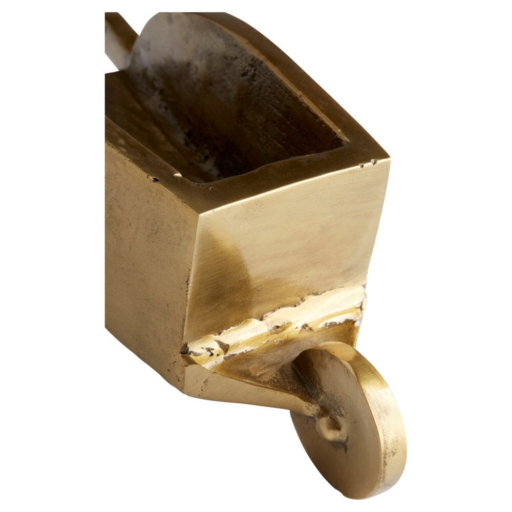 Wheelbarrow Token | Aged Brass