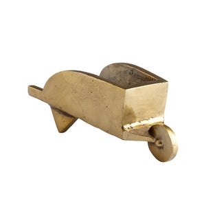 Wheelbarrow Token | Aged Brass