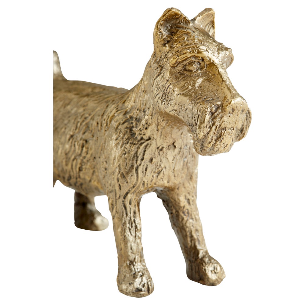 Dog Token | Aged Brass