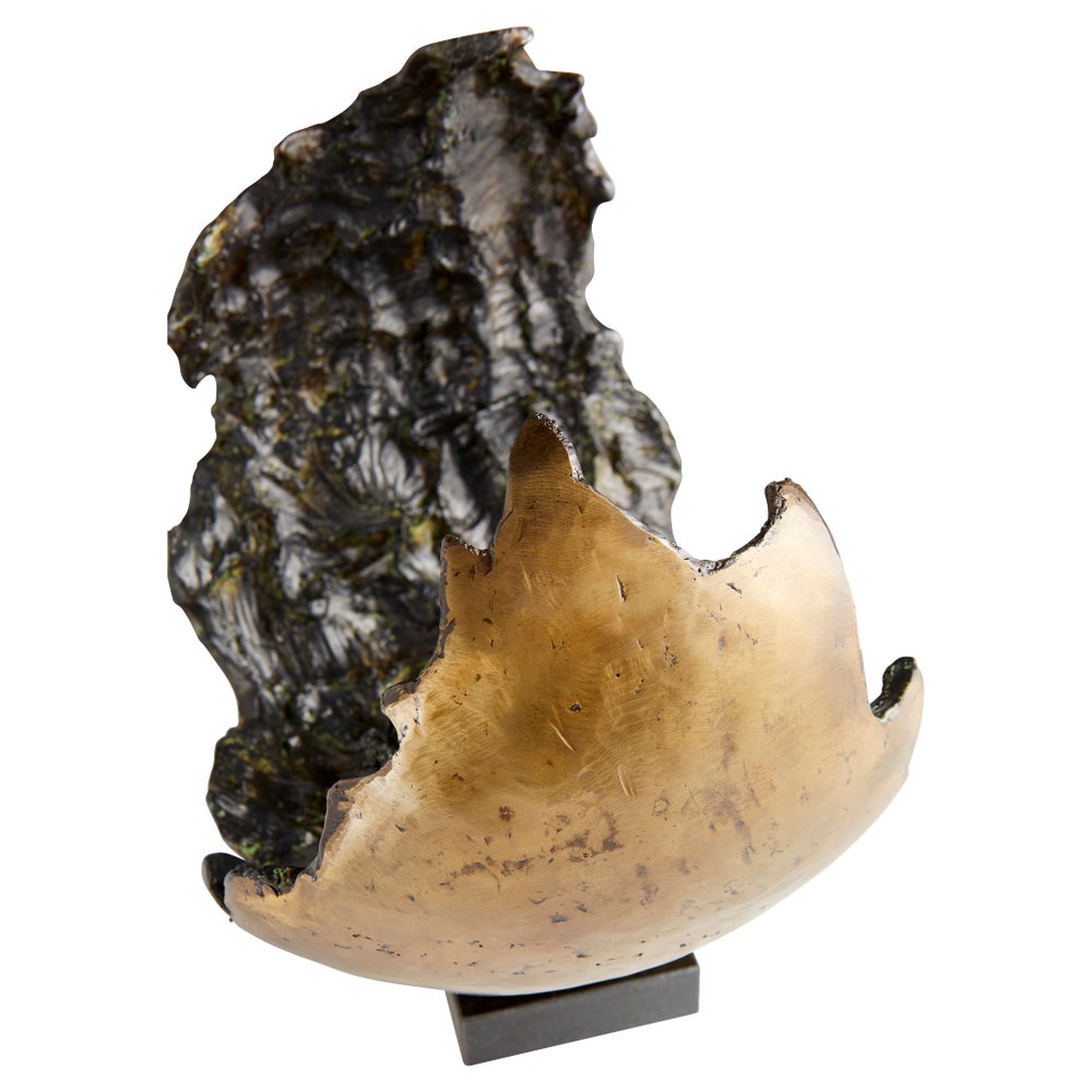 Concentric Chaos Sculpture | Gold And Black