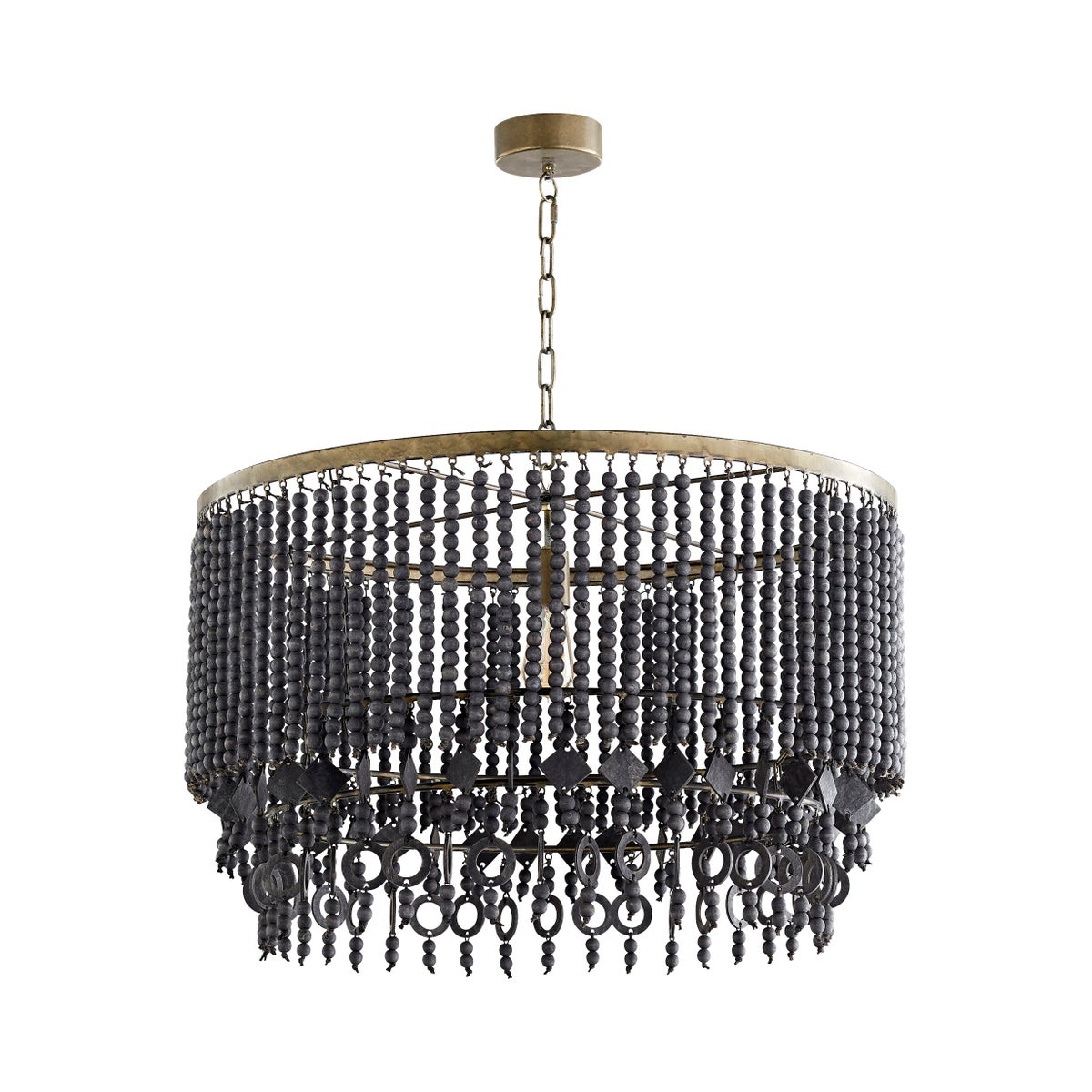 Estrella III Pendant Round - | Black
