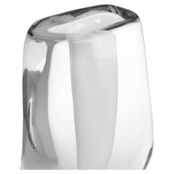 Inverted Oppulence Vase Short | Clear
