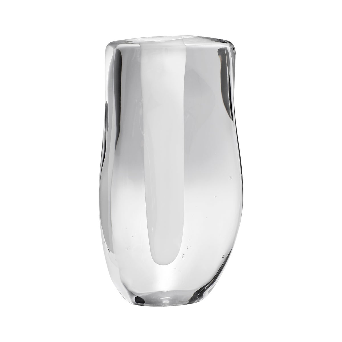 Inverted Oppulence Vase Tall | Clear