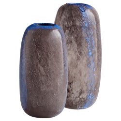 Bluesposion Vase | Black And Blue - Large