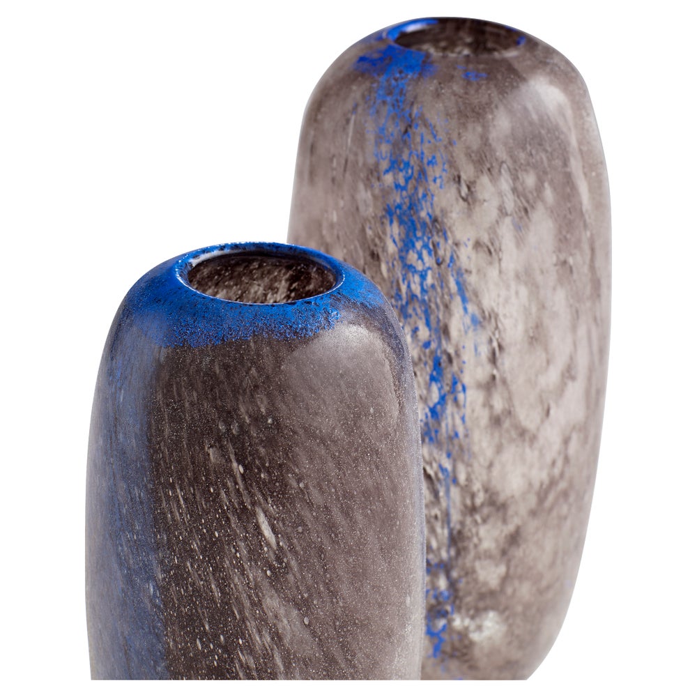 Bluesposion Vase | Black And Blue - Large