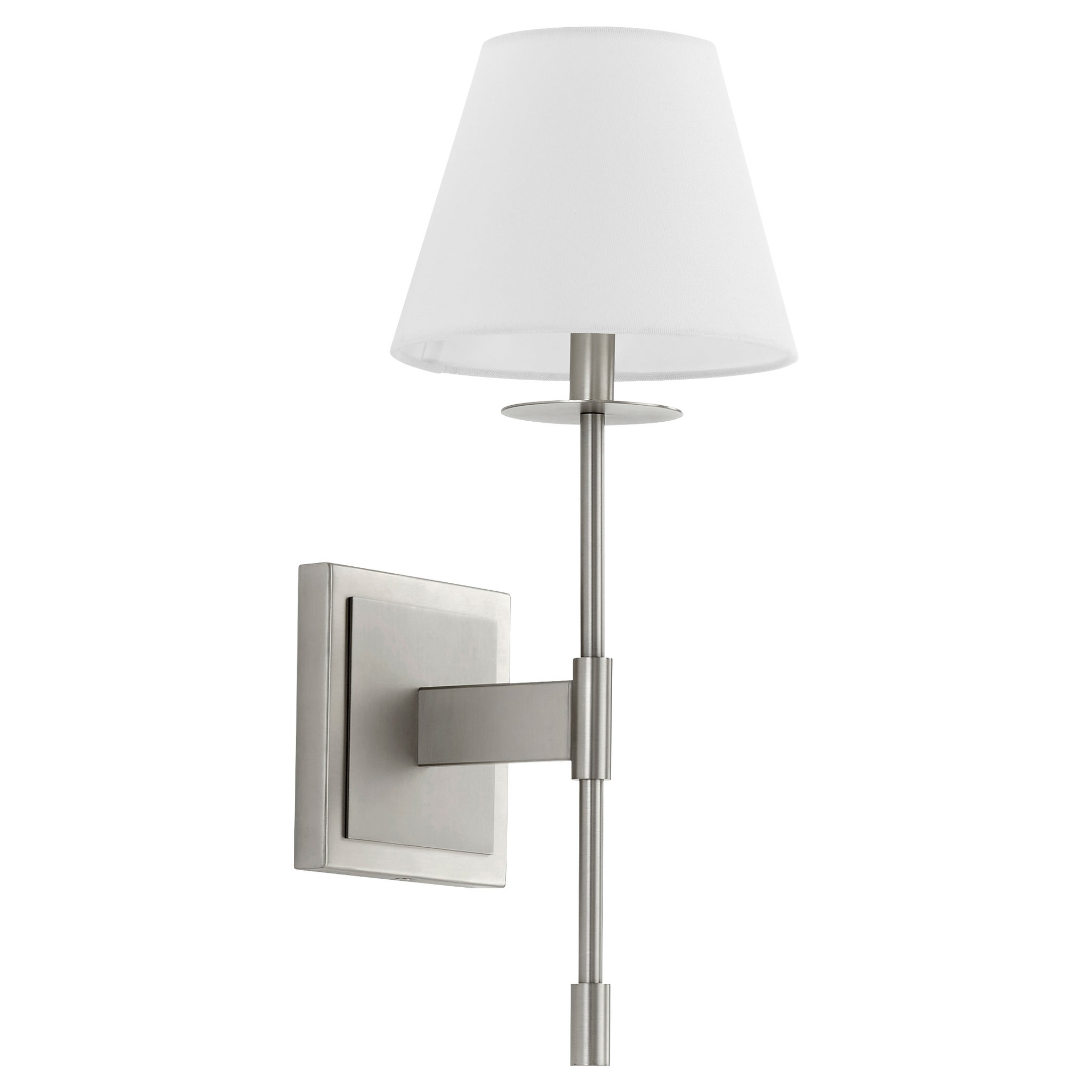 satin nickel wall sconce