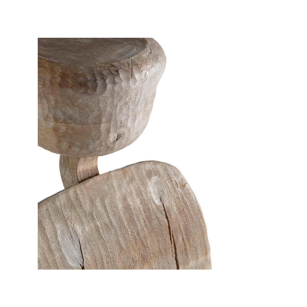 Chakra Sculpture | Weathered Grey - Large