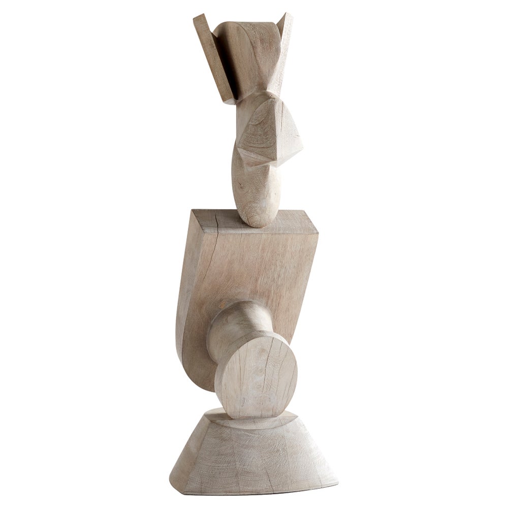 Protector Sculpture | Weathered Grey - Large