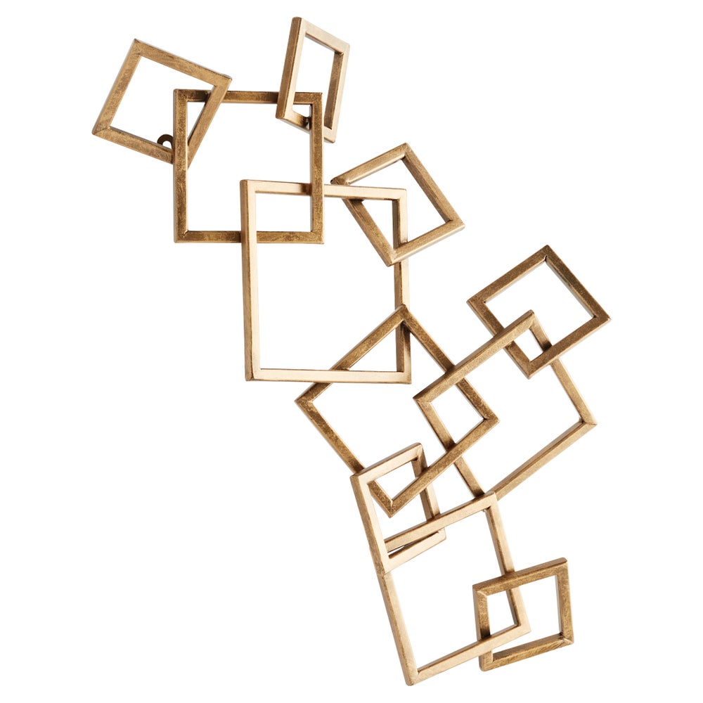 Soft Symphony Wall Decor | Antique Brass
