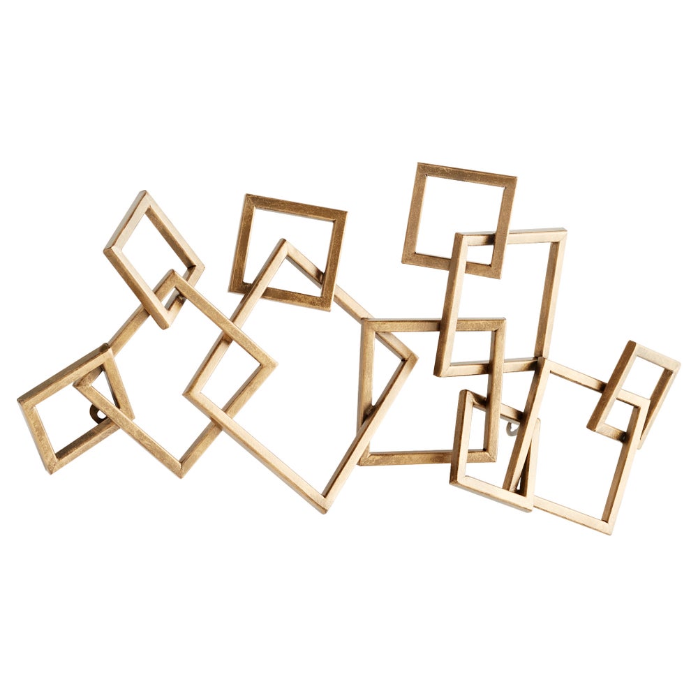 Soft Symphony Wall Decor | Antique Brass