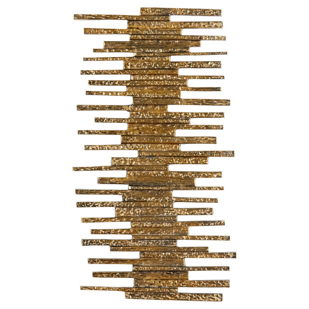 Ledger Wall Decor | Antique Brass - Large