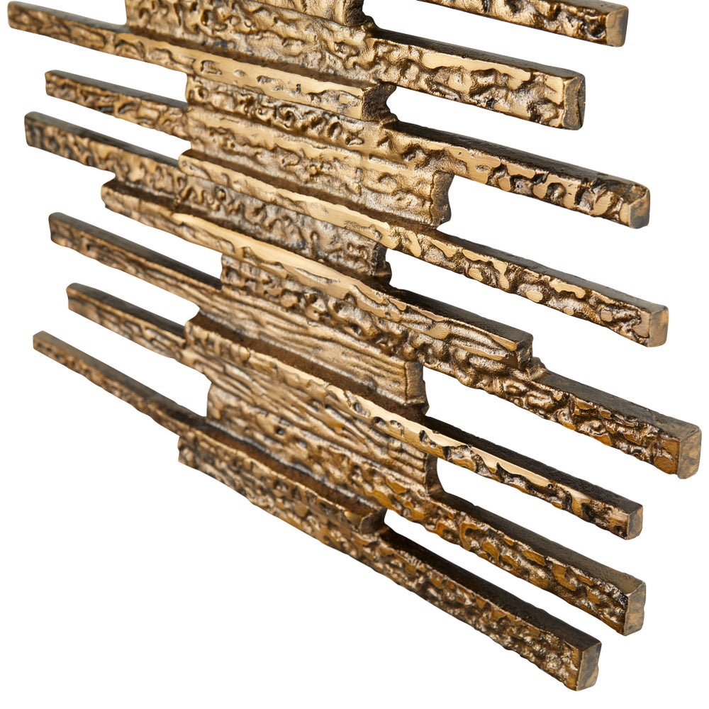 Ledger Wall Decor | Antique Brass - Large