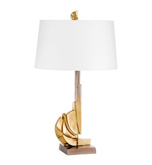 Crescendo Table Lamp | Antique Brass