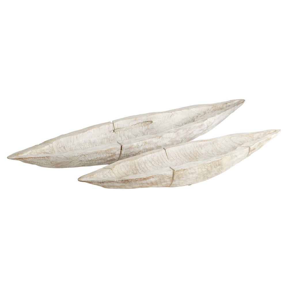 Navarro Tray | Whitewashed - Small