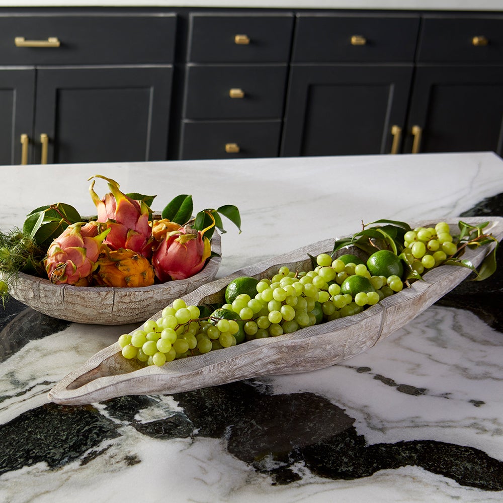 Navarro Tray | Whitewashed - Small