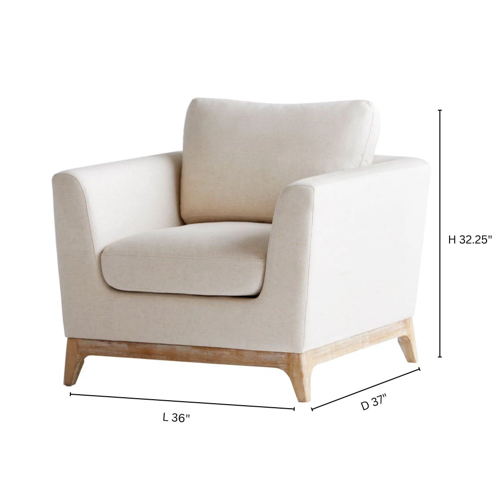 Chicory Chair | White - Cream