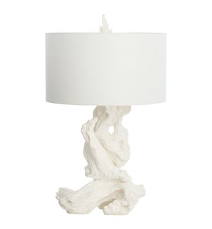 Driftwood Table Lamp | White