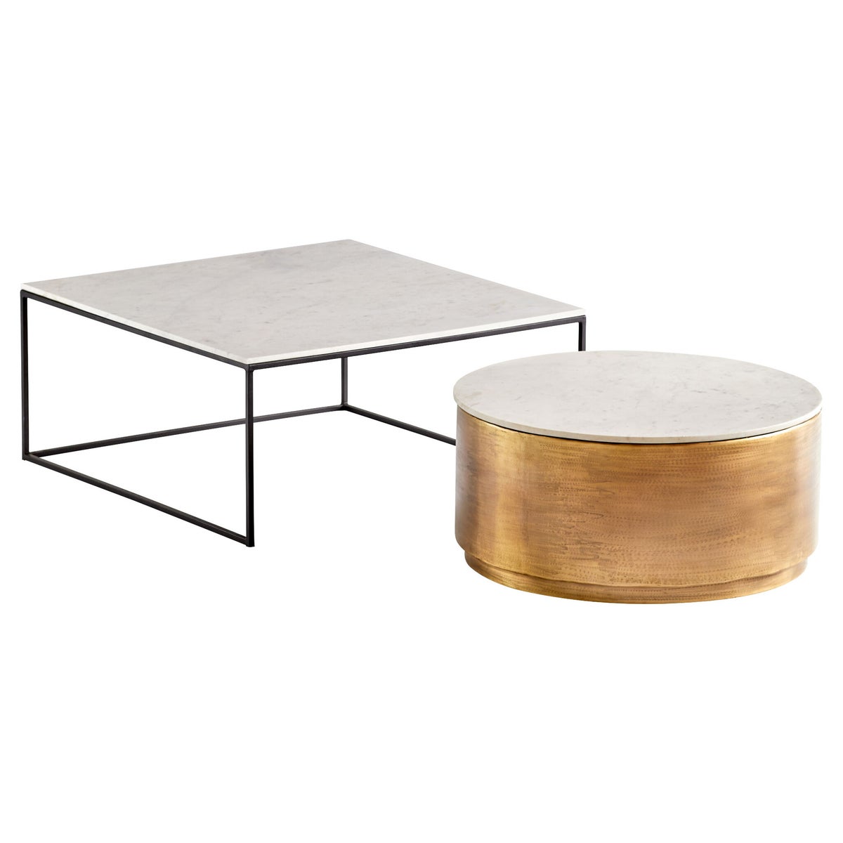 Nessman Nesting Tables | Bronze and Black