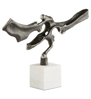 Rivulet Sculpture Designed by J. Kent Martin | Bronze & White