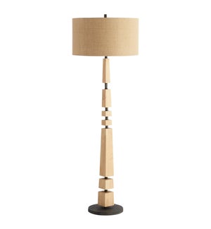 Adonis Floor Lamp Designed by J. Kent Martin |  Tan
