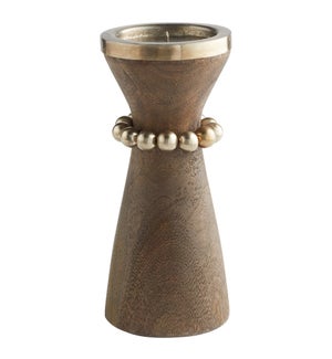 Parvati Candleholder Designed by J. Kent Martin |  Grey - Small