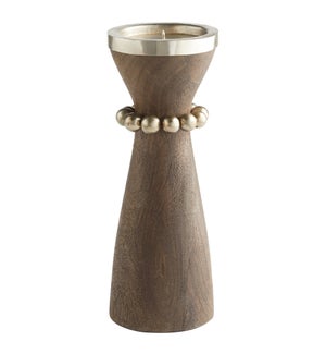 Parvati Candleholder Designed by J. Kent Martin |  Grey - Medium