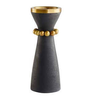 Parvati Candleholder Designed by J. Kent Martin |  Black - Medium