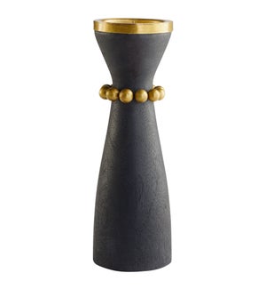 Parvati Candleholder Designed by J. Kent Martin |  Black - Large