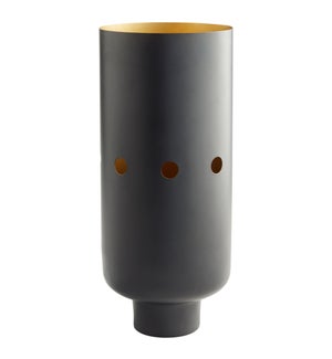 Naktis Vase Designed by J. Kent Martin |  Black - Wide