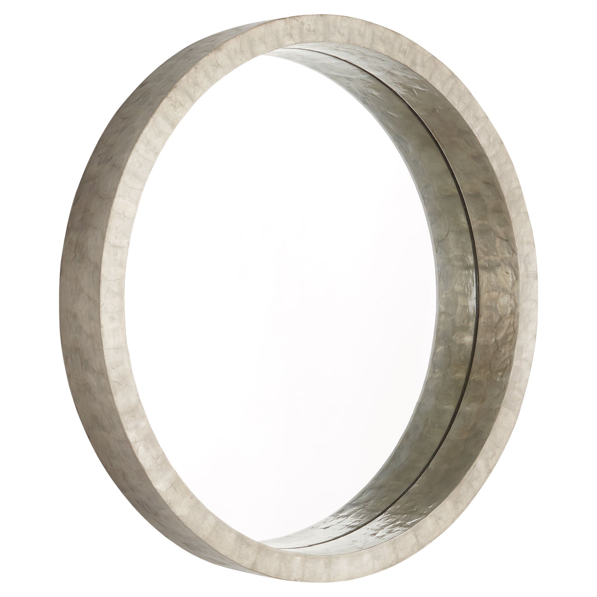 Triton Round Mirror Designed by J. Kent Martin | Taupe - Large 