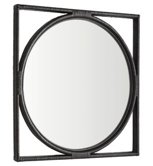 Triton Round Mirror Designed by J. Kent Martin, White - Small - mirrors