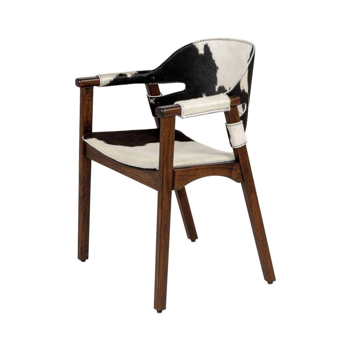 Boss Chair Black HairOnHide accent chairs cyan.design