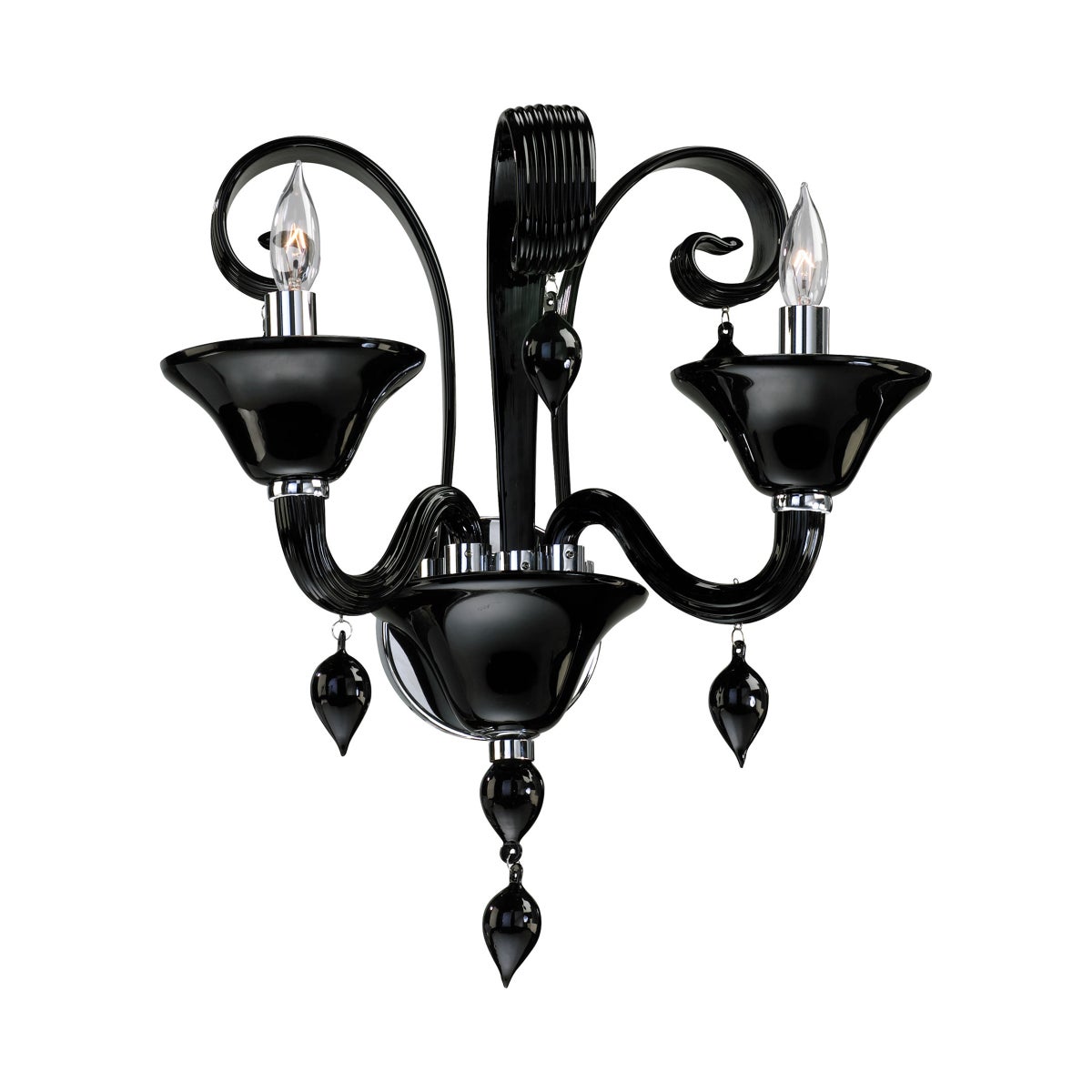 Treviso Wall Bracket 2-Light | Black