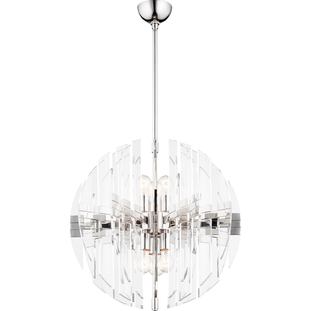 ZION 23" SPHERE 6-Light | Polished Nickel