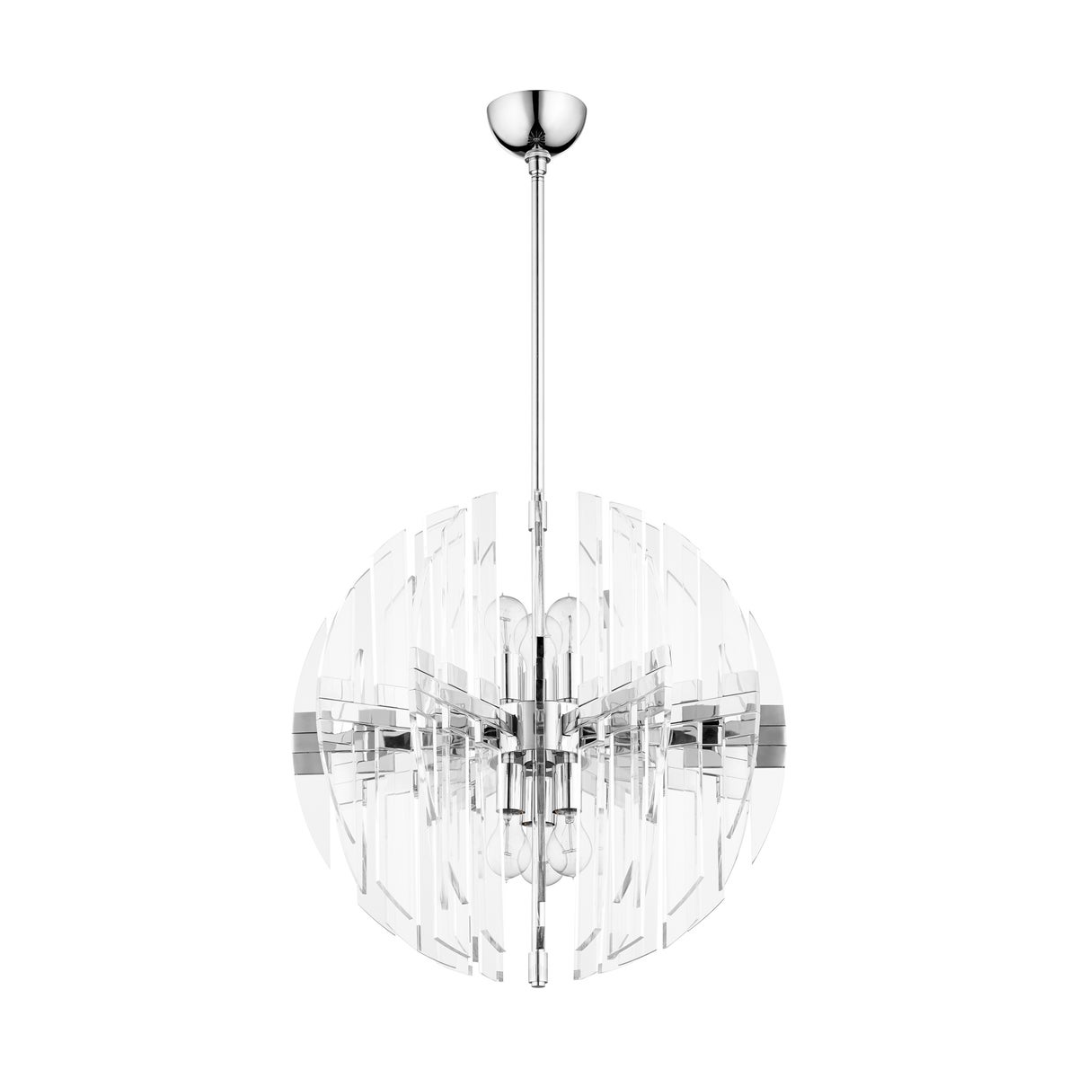 ZION 23" SPHERE 6-Light | Polished Nickel
