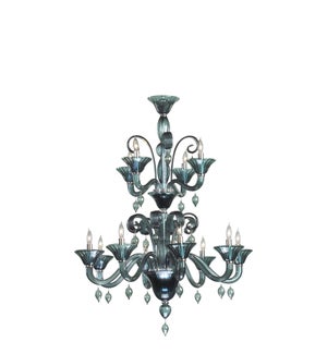 Treviso 12 Light I/s chandelier - Chrome