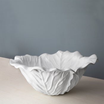 VIDA Lettuce Large Bowl (White)